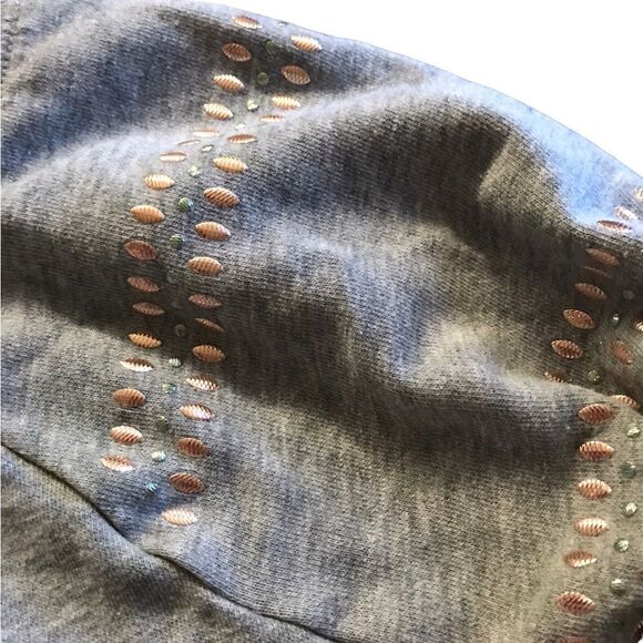 Victoria’s Secret size extra small grey sweatshirt style dress with stone accent - Picture 2 of 3